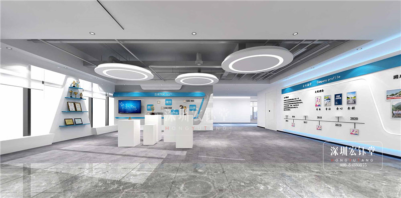 信安世紀展廳裝修效果圖