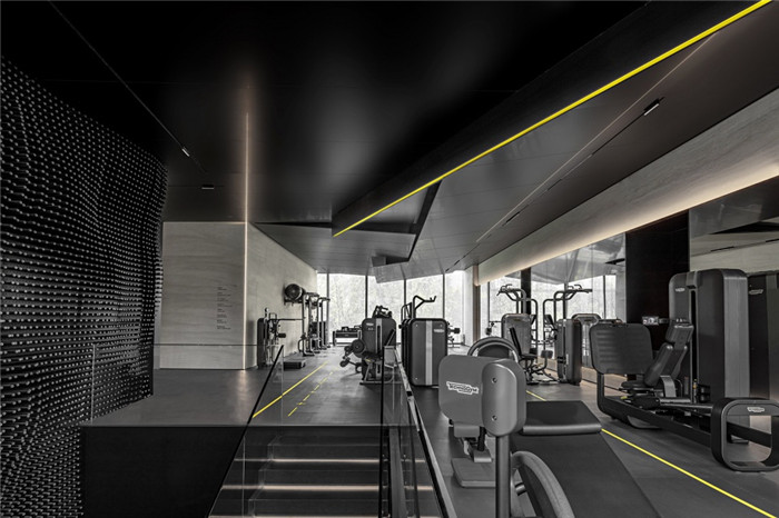 健身房器材區裝修設計圖 健身房器材區裝修設計圖