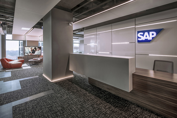 年輕多元的國(guó)外大型軟件科技公司辦公室前臺(tái)裝修設(shè)計(jì)圖 年輕多元的國(guó)外大型軟件科技公司辦公室前臺(tái)裝修設(shè)計(jì)圖