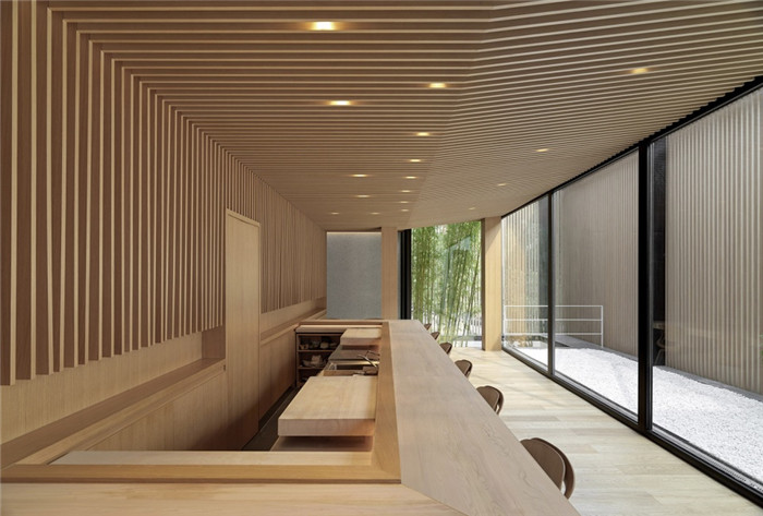 清新簡約風日式酒吧餐廳吧臺設計方案 清新簡約風日式酒吧餐廳吧臺設計方案
