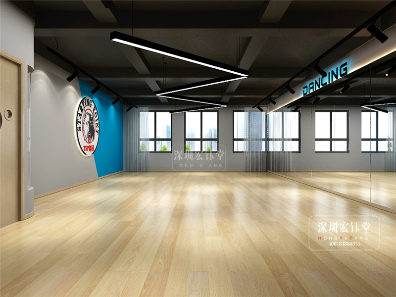 鄭州TSP舞蹈藝術培訓中心街舞教室裝修效果圖 鄭州TSP舞蹈藝術培訓中心街舞教室裝修效果圖