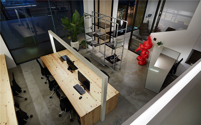 100平LOFT極簡風辦公室裝修改造辦公區設計實景圖 100平LOFT極簡風辦公室裝修改造辦公區設計實景圖