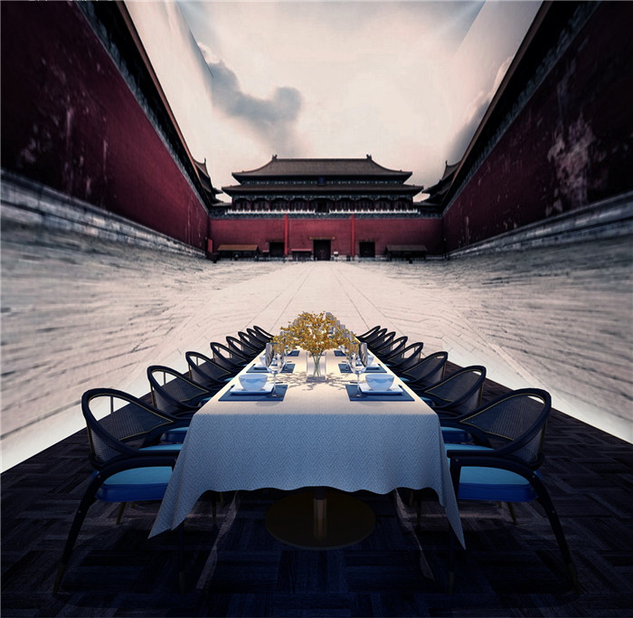 5D全沉浸式餐廳設(shè)計   溫哥華全聚德北京烤鴨店包房裝修設(shè)計實景圖 5D全沉浸式餐廳設(shè)計   溫哥華全聚德北京烤鴨店包房裝修設(shè)計實景圖
