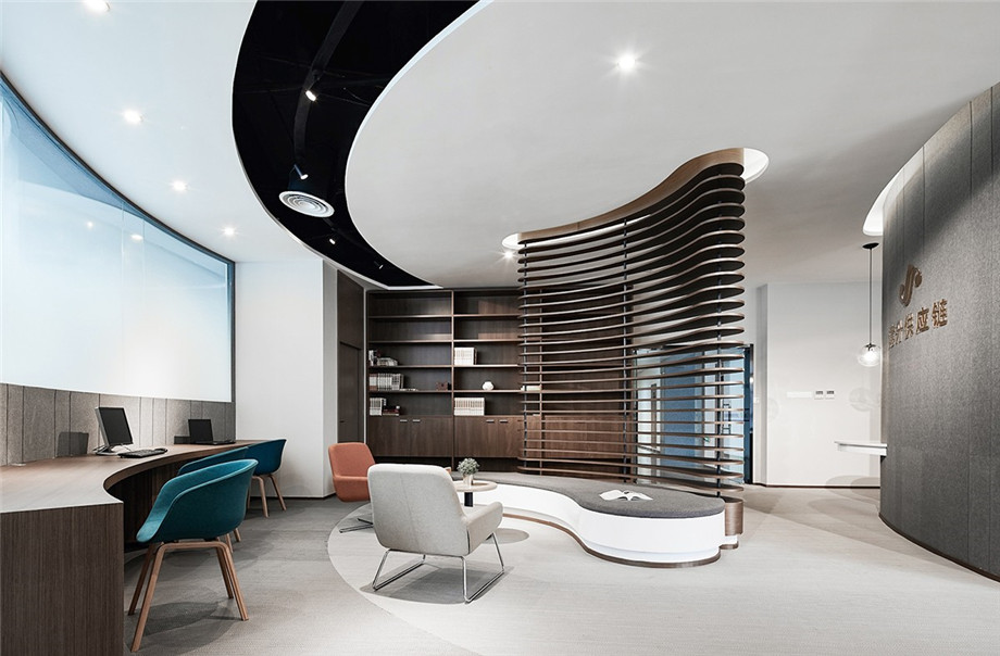 物流公司共享理念現代時尚辦公室裝修案例