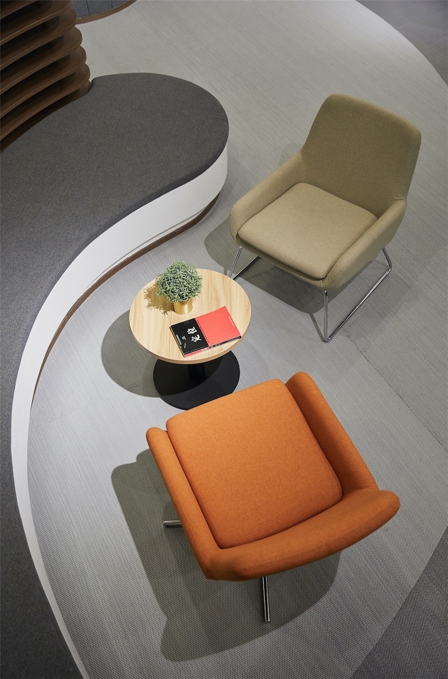 物流公司共享理念現代時尚辦公室洽談區裝修設計圖片