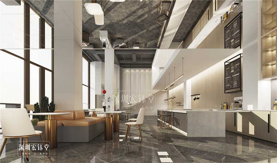 咖啡廳裝修設(shè)計-河南沃牛生物科技辦公樓裝修效果圖 咖啡廳裝修設(shè)計-河南沃牛生物科技辦公樓裝修效果圖